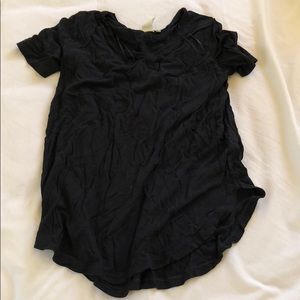H&M scoop neck black T-shirt